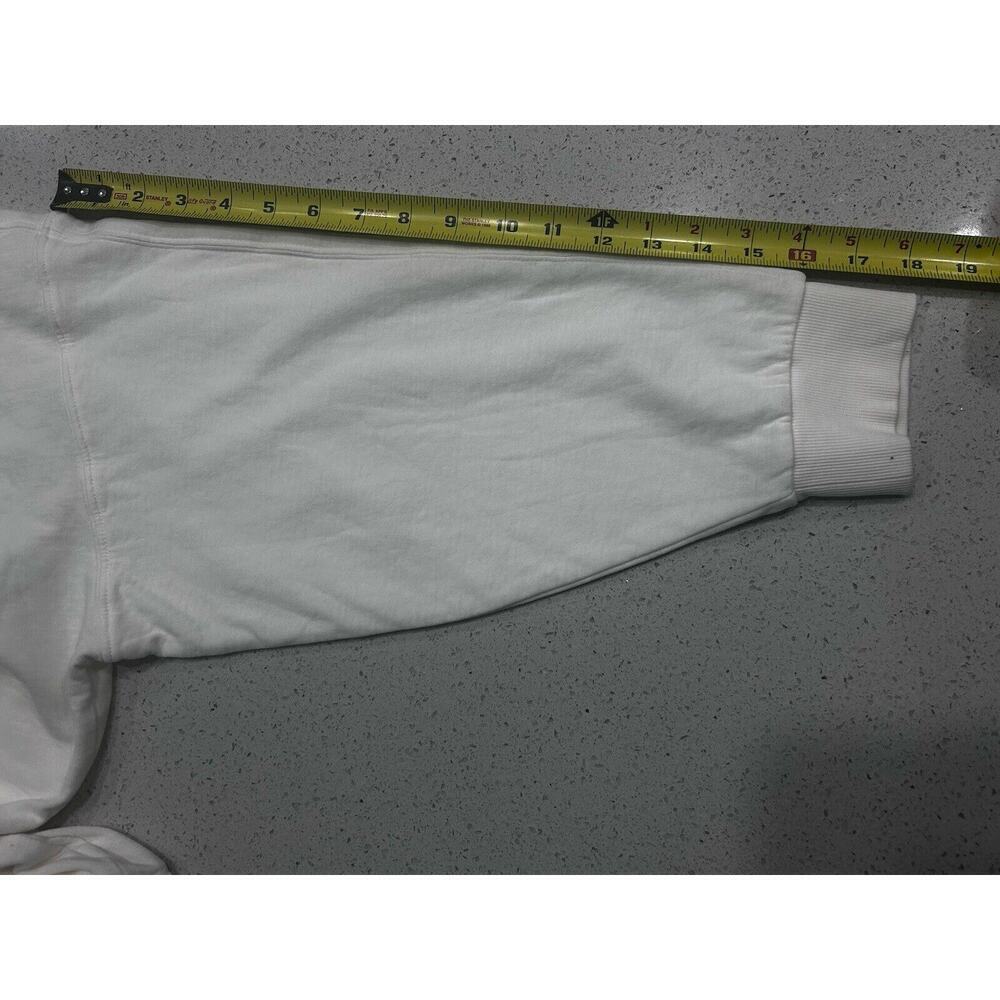 Athleta Sundown Crewneck Sweatshirt Cream Lightweight Plus Sz 1X Athleisure - Picture 7 of 9